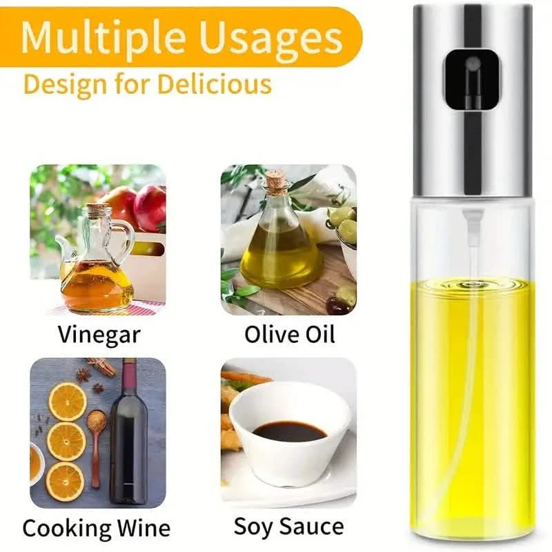 Lot de 2 : Vaporisateur d'huile d'olive pour la cuisine, les grillades, les salades, la pâtisserie, la rôtisserie