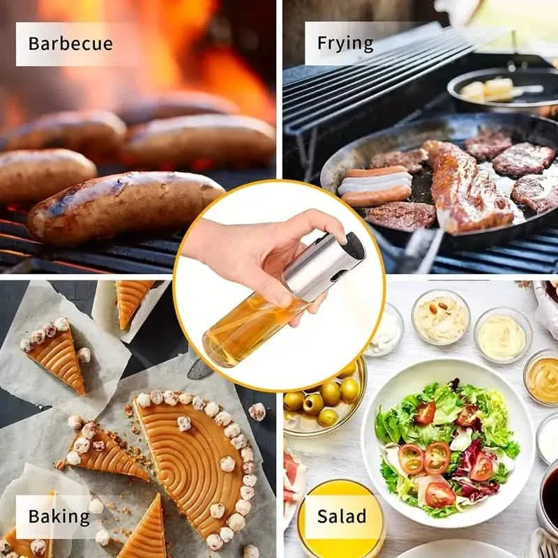 Lot de 2 : Vaporisateur d'huile d'olive pour la cuisine, les grillades, les salades, la pâtisserie, la rôtisserie