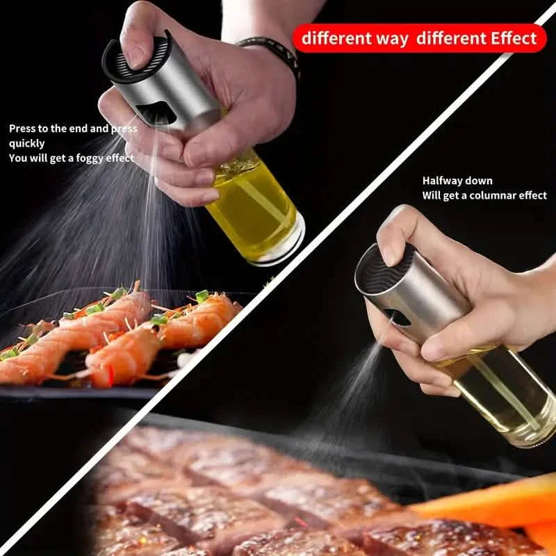 Lot de 2 : Vaporisateur d'huile d'olive pour la cuisine, les grillades, les salades, la pâtisserie, la rôtisserie