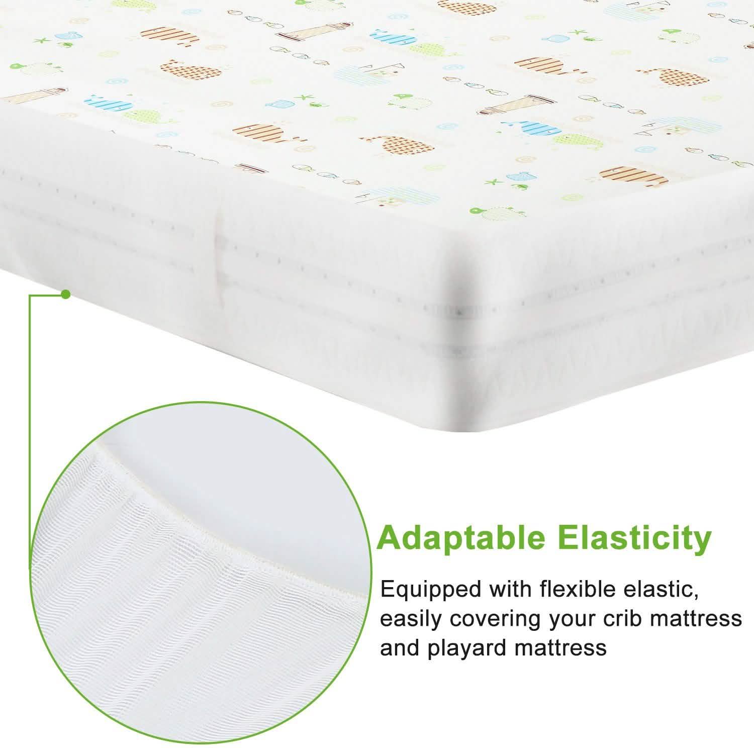 Lot de 2 : Drap-housse portable Pack N Play