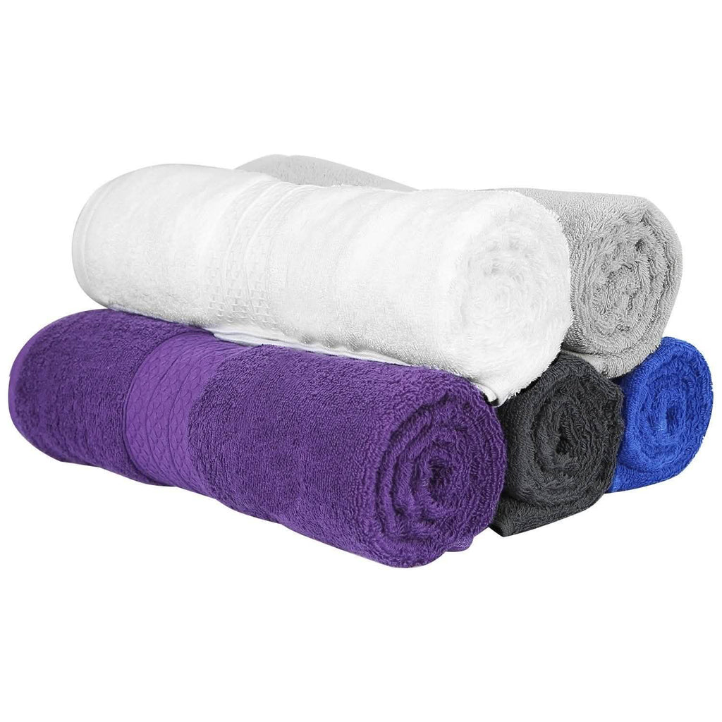 Lot de 2 : Serviettes de bain en coton du Pakistan