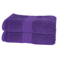 Lot de 2 : Serviettes de bain en coton du Pakistan