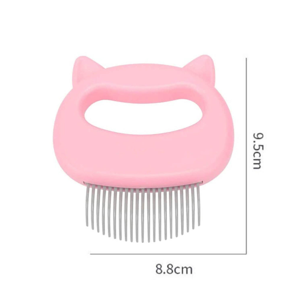 Lot de 2 : Peigne-brosse coquille pour l'épilation des poils d'animaux et le massage, pour le toilettage et la mue