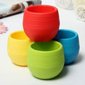 Lot de 2 : Pots de fleurs en plastique
