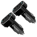 Lot de 2 : Adaptateur chargeur de voiture 4 ports USB PowerUp