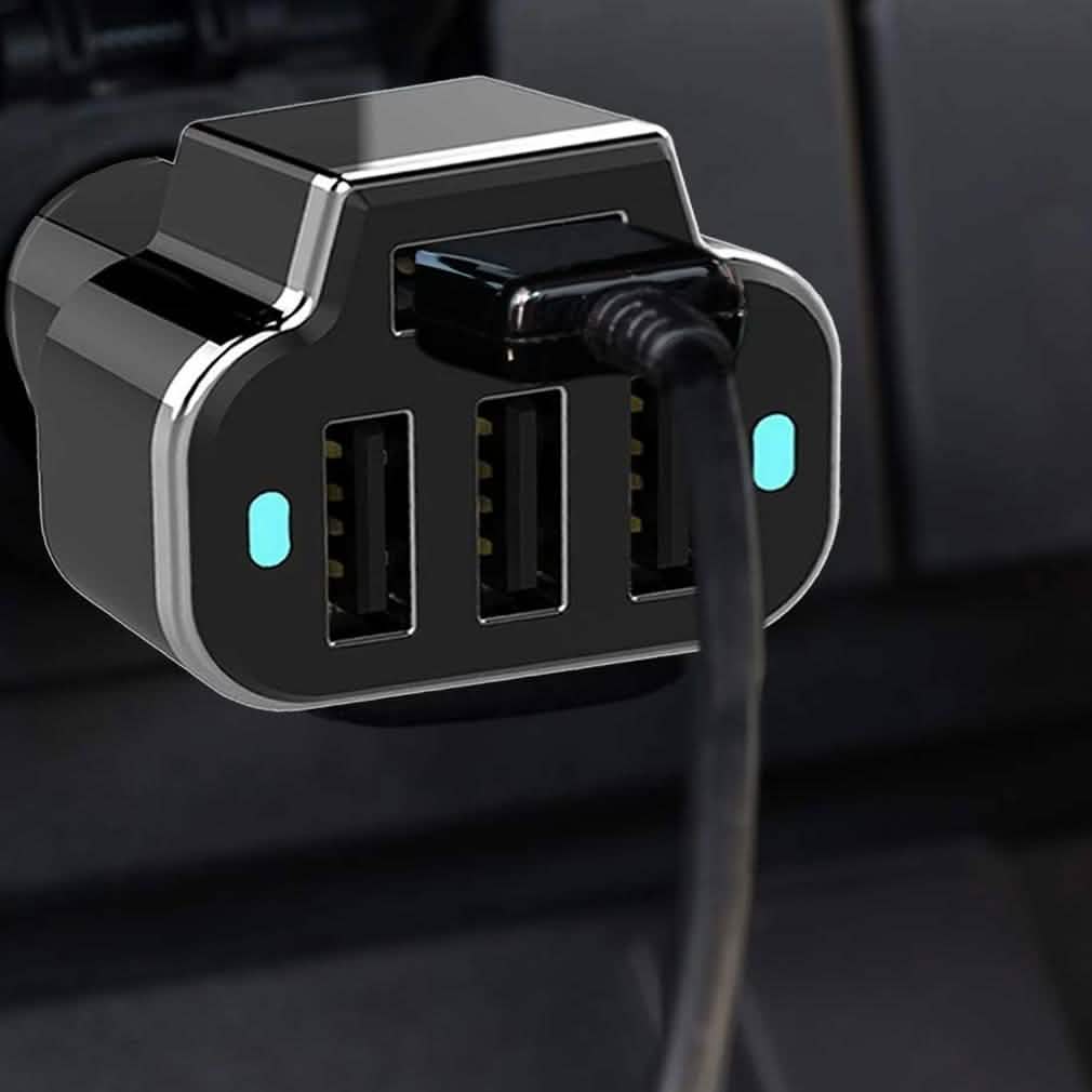 Lot de 2 : Adaptateur chargeur de voiture 4 ports USB PowerUp