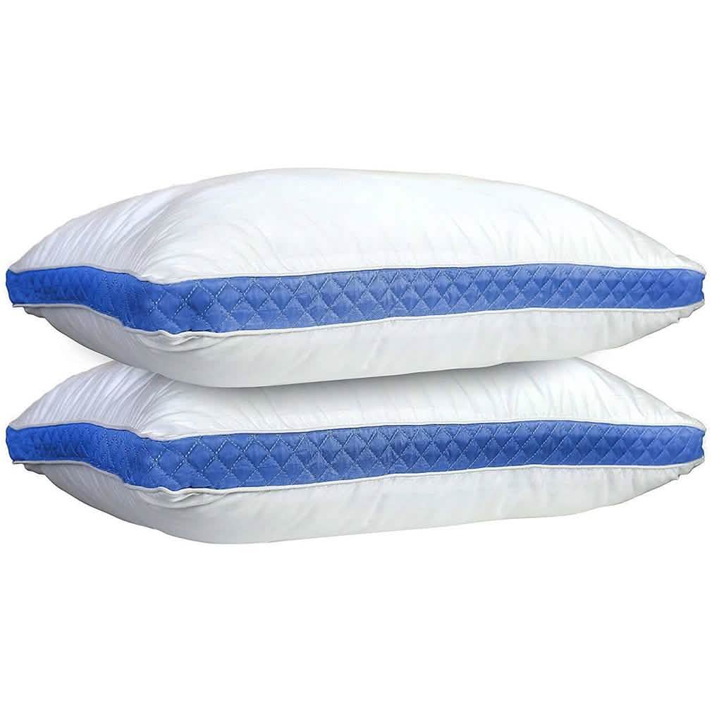 Lot de 2 oreillers à soufflet de qualité supérieure
