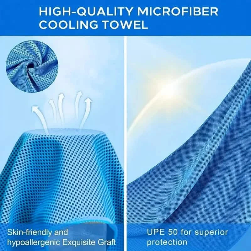 Lot de 2 : serviettes rafraîchissantes absorbantes à séchage rapide