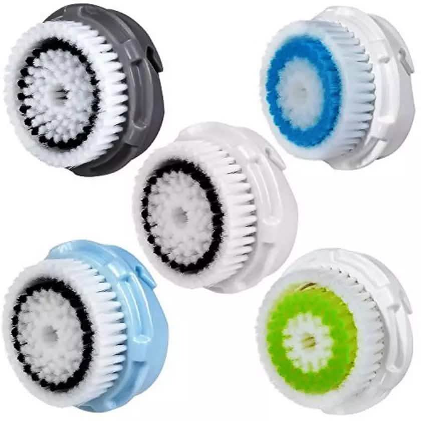 Lot de 2 : Têtes de brosse de rechange pour nettoyage et exfoliation du visage