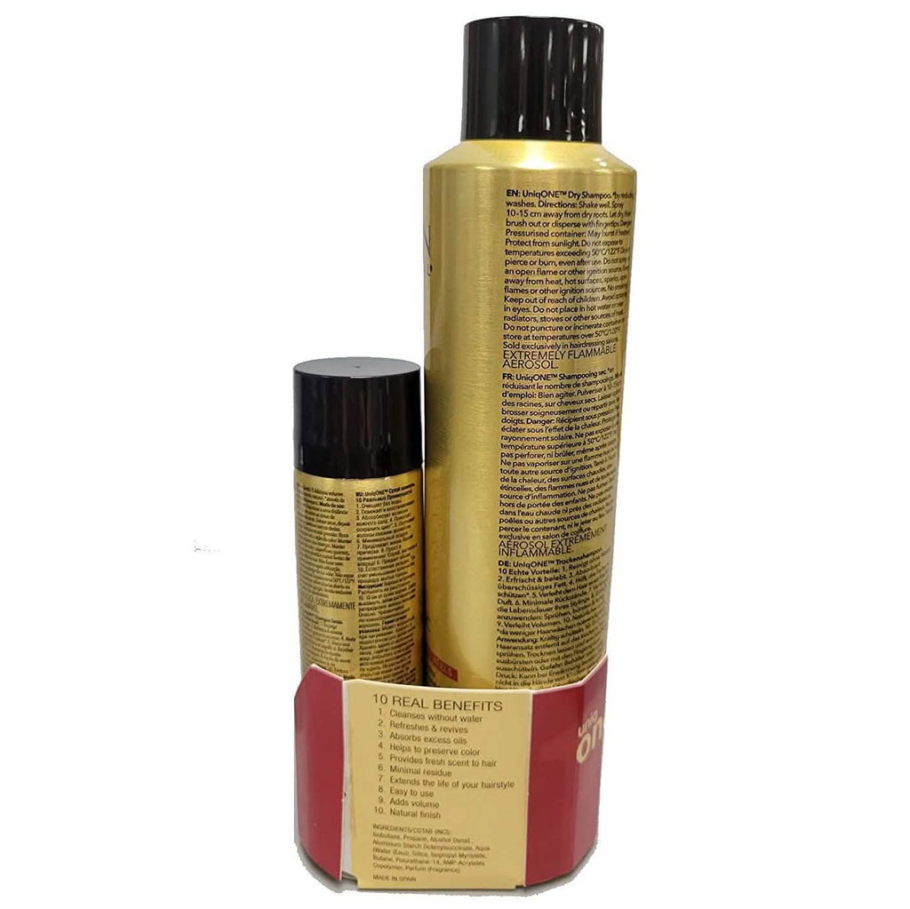 Lot de 2 : Shampooing sec Uniq One de Revlon Professional