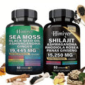 Lot de 2 : Shilajit + Mousse de mer – Combo vitalité haute puissance