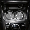 Lot de 2 tapis de voiture scintillants en forme de diamant