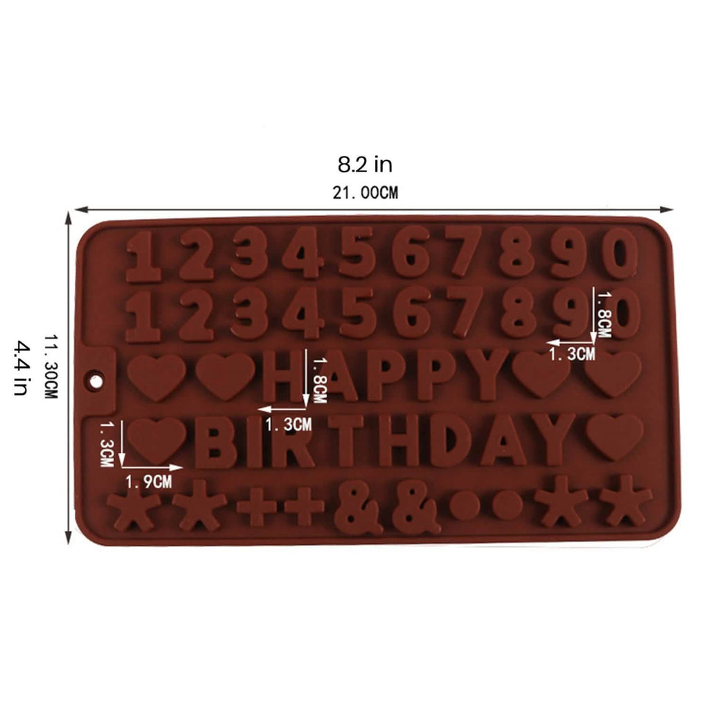 Lot de 2 : plateau en silicone pour décoration de chocolat et de glace
