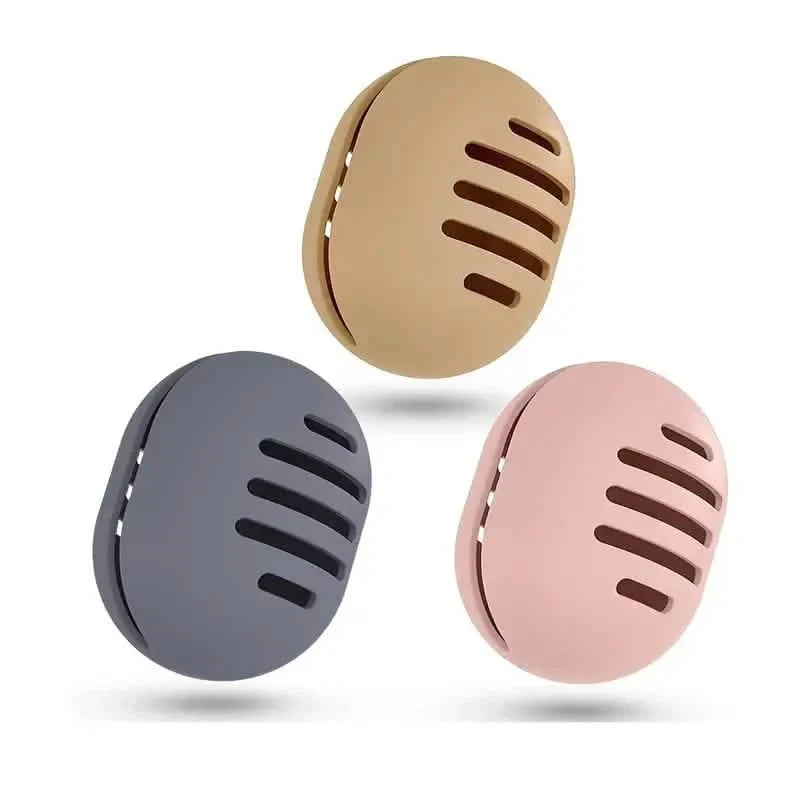Lot de 2 : Étui de support en silicone pour éponge de maquillage