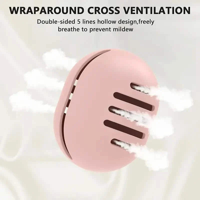 Lot de 2 : Étui de support en silicone pour éponge de maquillage