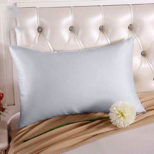 Lot de 2 : Taies d'oreiller en soie