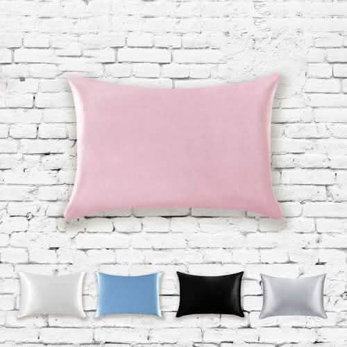 Lot de 2 : Taies d'oreiller en soie