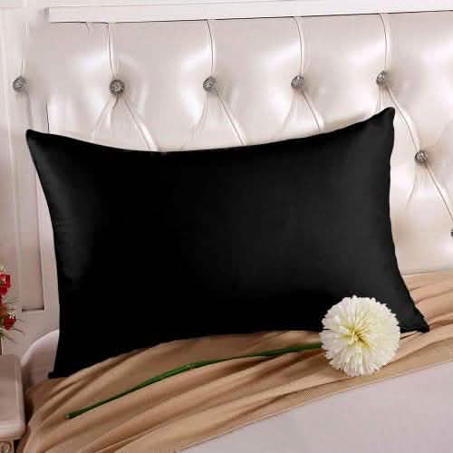 Lot de 2 : Taies d'oreiller en soie