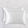 Lot de 2 : Taies d'oreiller en soie