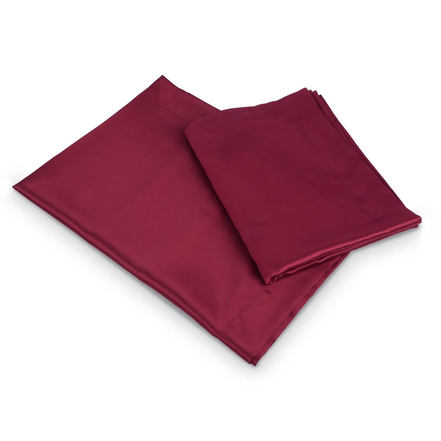Lot de 2 : Taie d'oreiller douce en satin soyeux