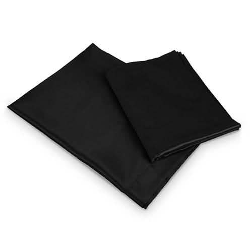 Lot de 2 : Taie d'oreiller douce en satin soyeux