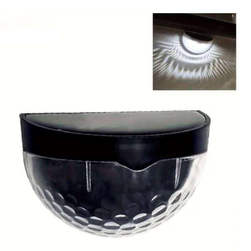 Lot de 2 : lampe solaire murale d'extérieur pour clôture