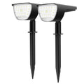 Lot de 2 : Spots solaires de jardin Solarek 32 LED