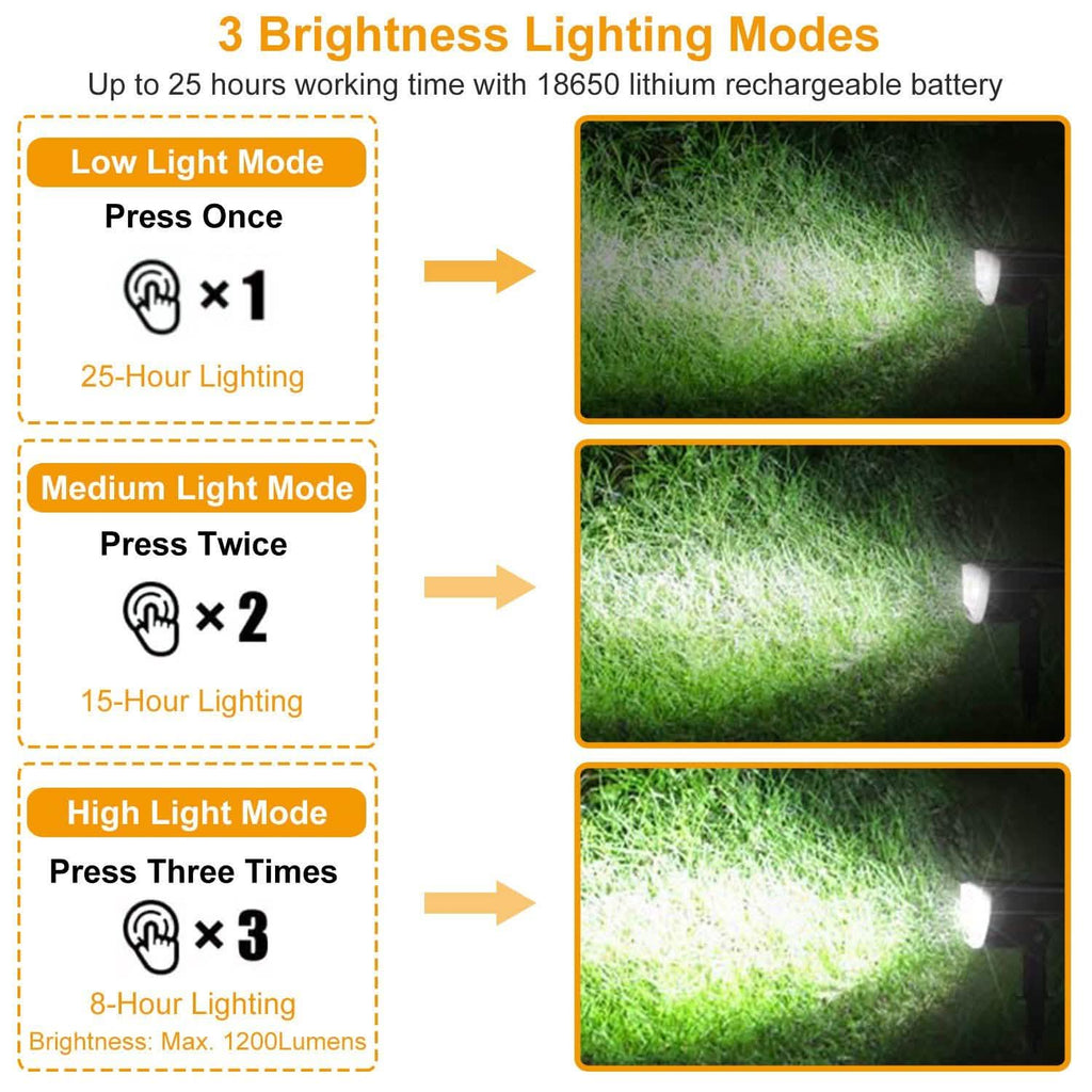Lot de 2 : Spots solaires de jardin Solarek 32 LED