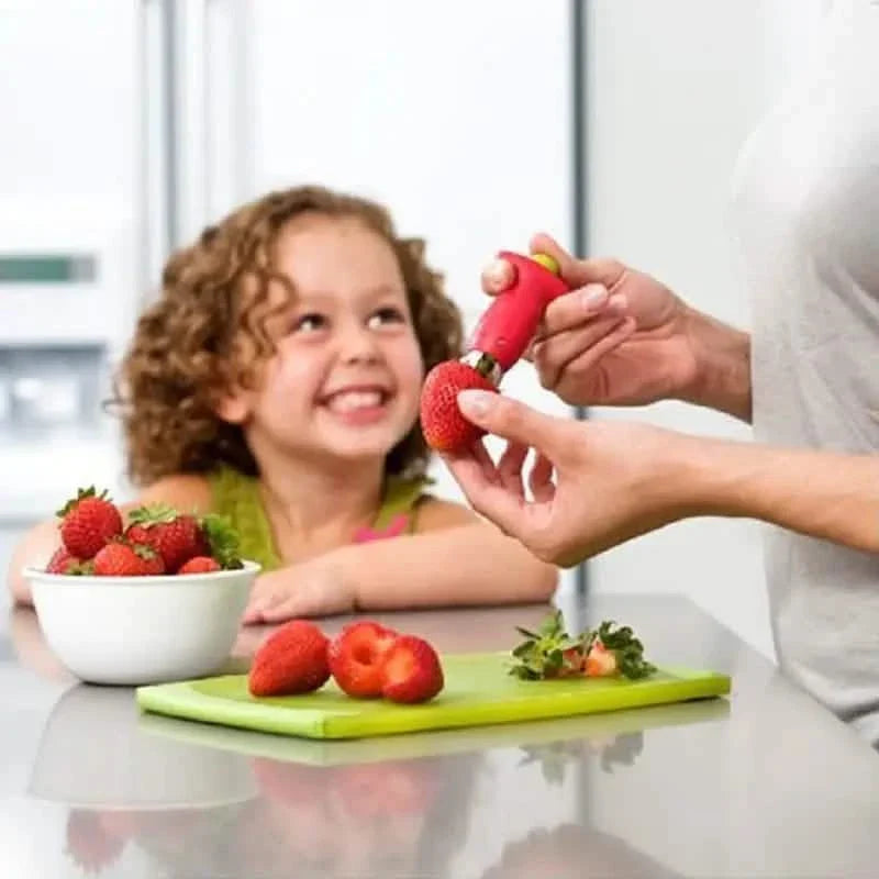Lot de 2 : Équeuteur de fraises