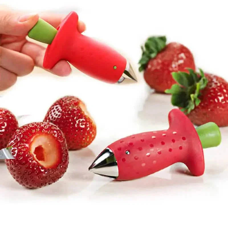 Lot de 2 : Équeuteur de fraises