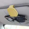 Lot de 2 : supports à lunettes pour pare-soleil de voiture