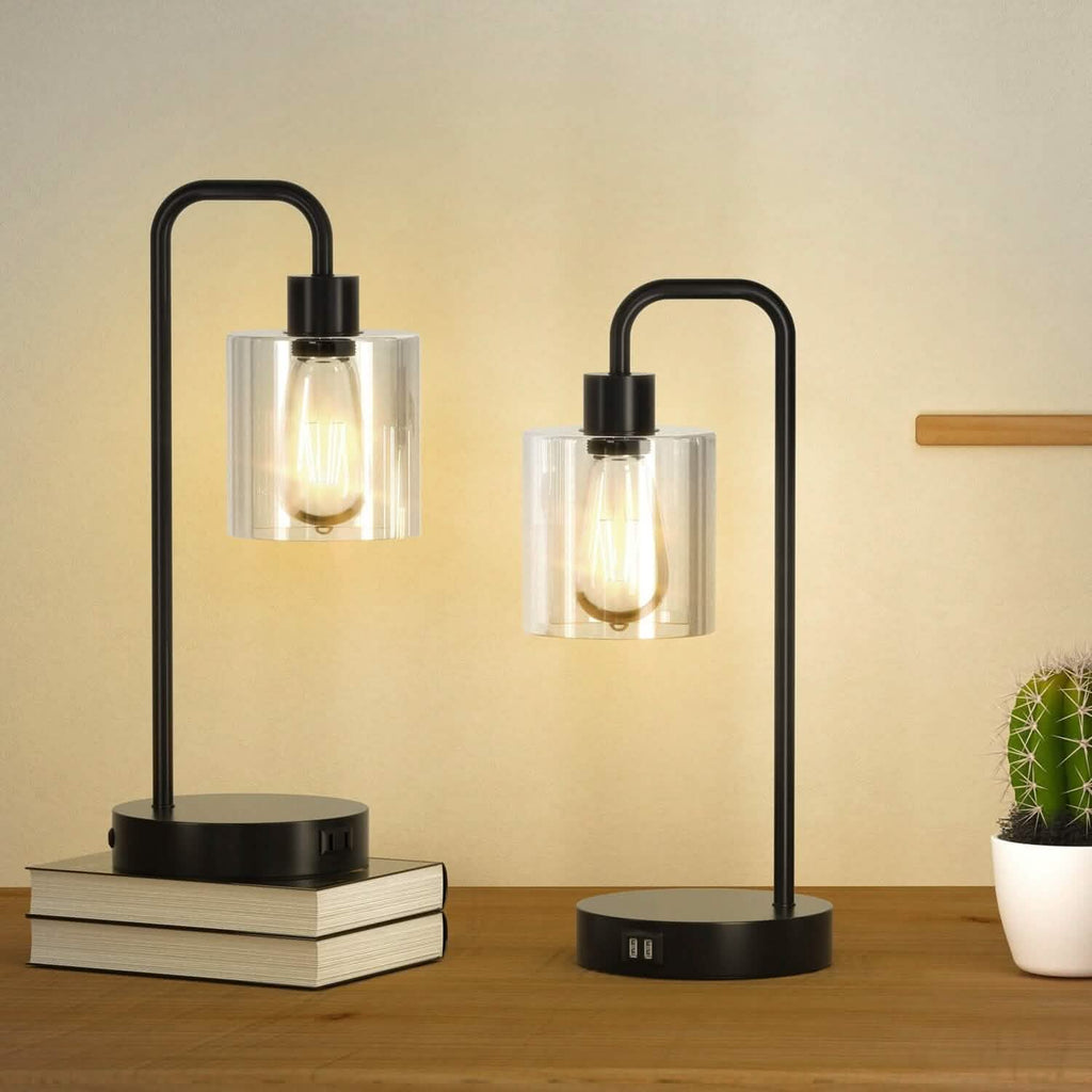 Lot de 2 : Lampe de table à commande tactile