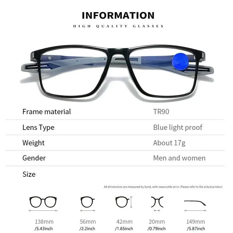 Lot de 2 : Lunettes de lecture sport TR90