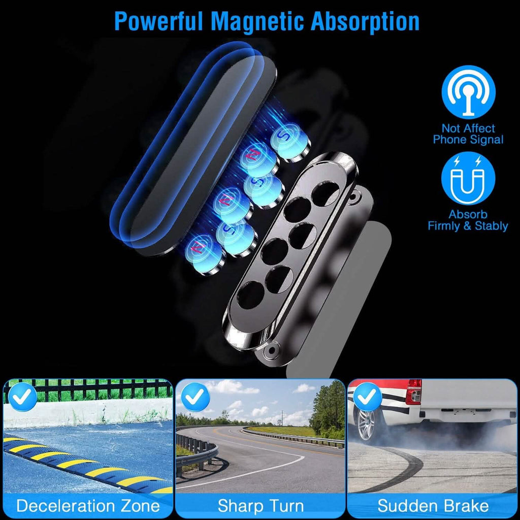 Lot de 2 : supports de voiture magnétiques universels
