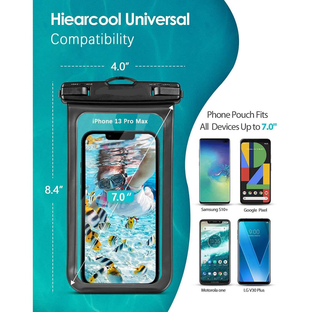 Lot de 2 : Housse étanche universelle pour téléphone portable