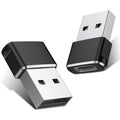 Lot de 2 adaptateurs USB-C Femelle vers USB Mâle