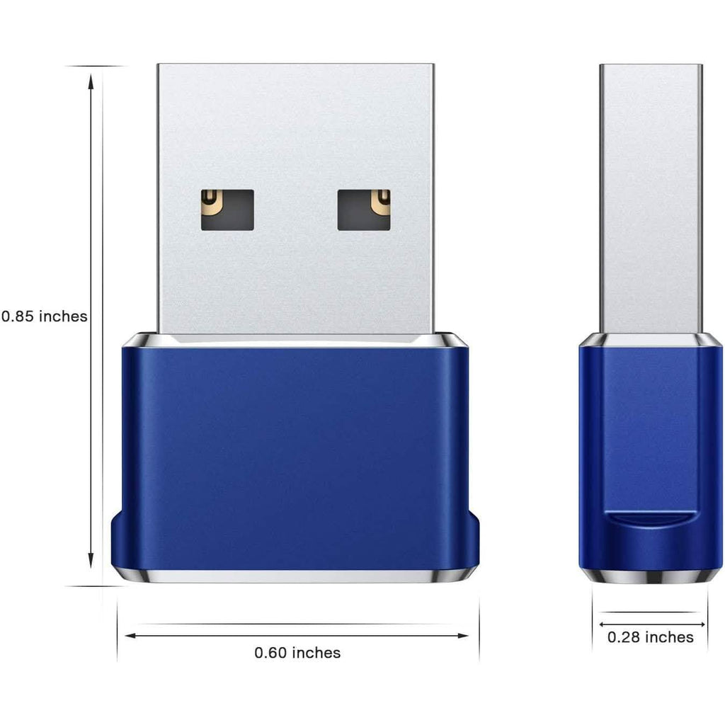 Lot de 2 adaptateurs USB-C Femelle vers USB Mâle