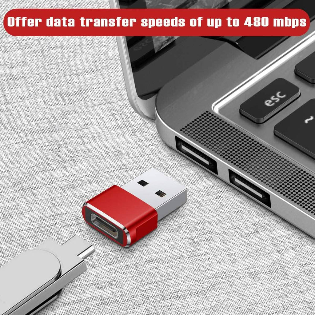 Lot de 2 adaptateurs USB-C Femelle vers USB Mâle