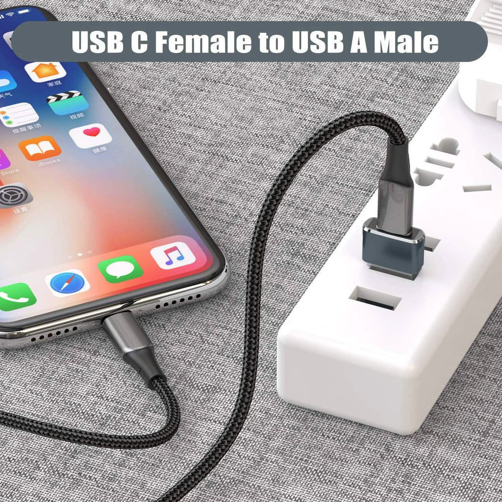 Lot de 2 adaptateurs USB-C Femelle vers USB Mâle