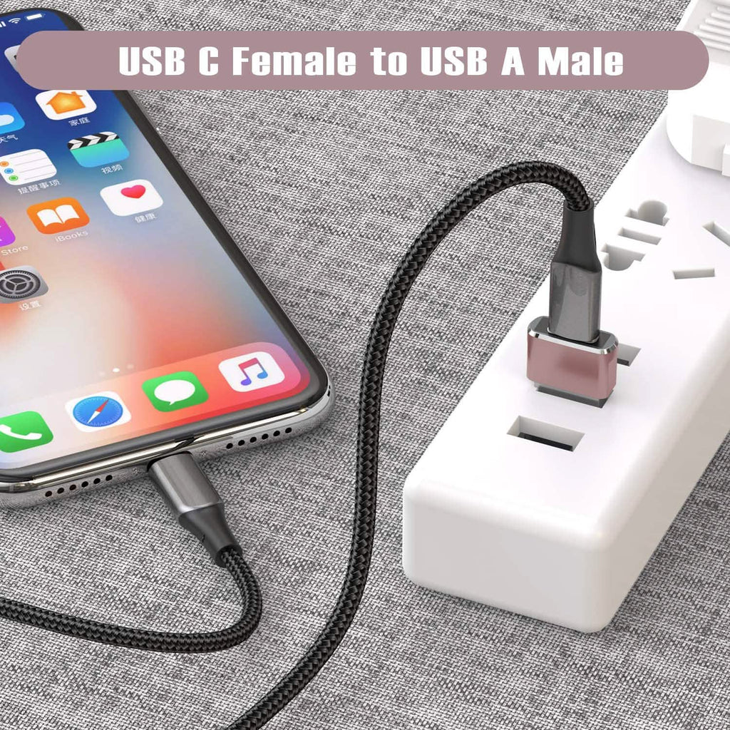 Lot de 2 adaptateurs USB-C Femelle vers USB Mâle