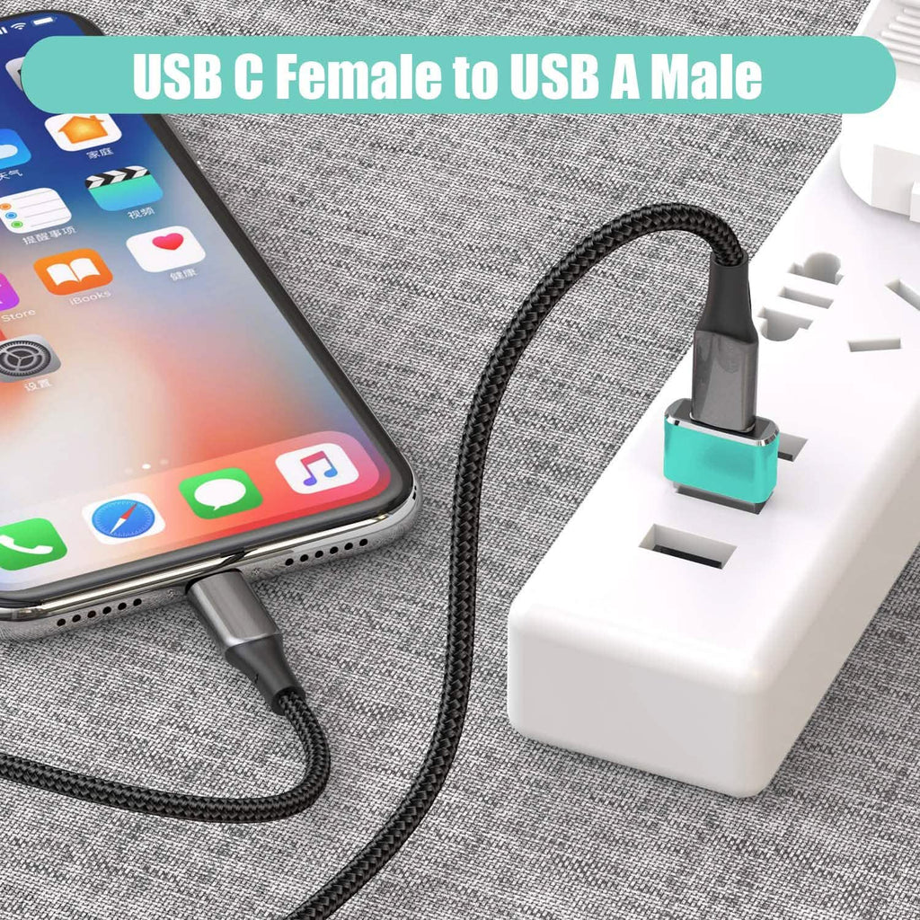 Lot de 2 adaptateurs USB-C Femelle vers USB Mâle