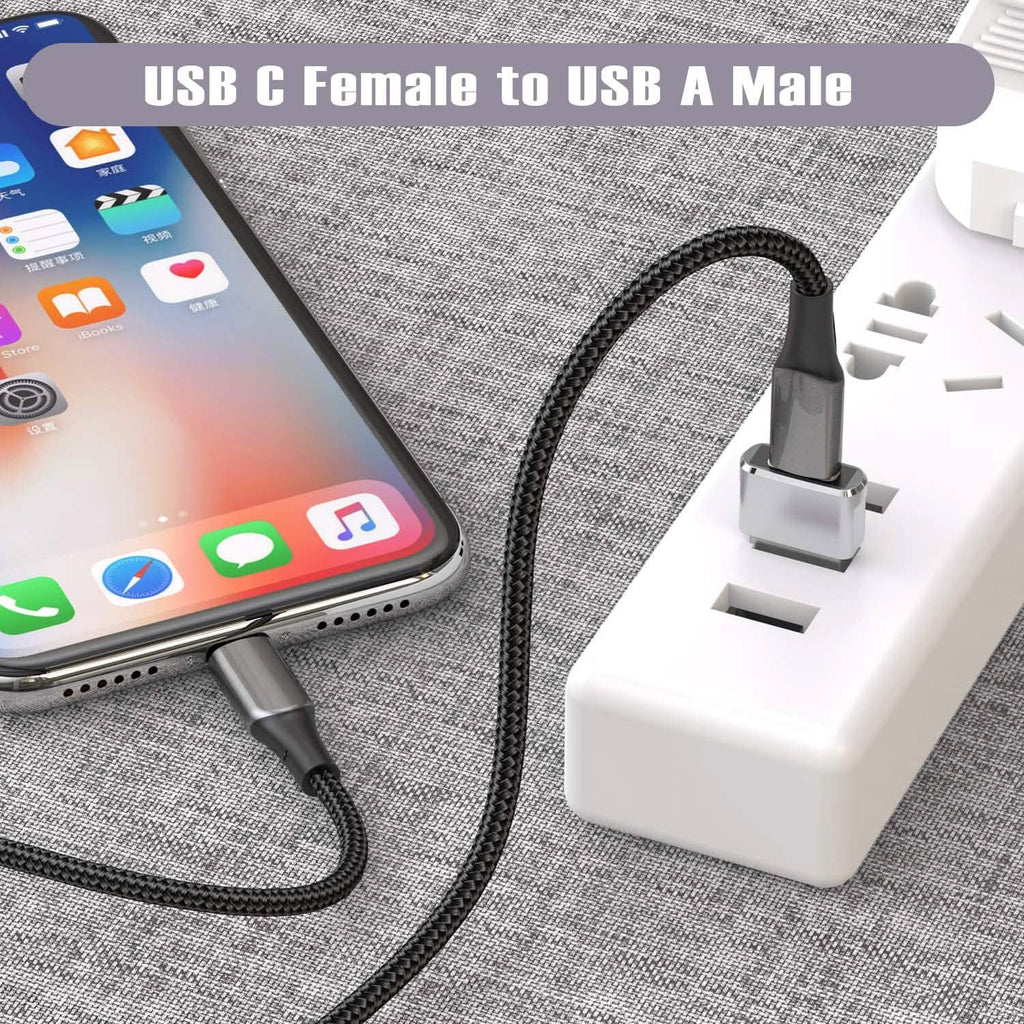 Lot de 2 adaptateurs USB-C Femelle vers USB Mâle