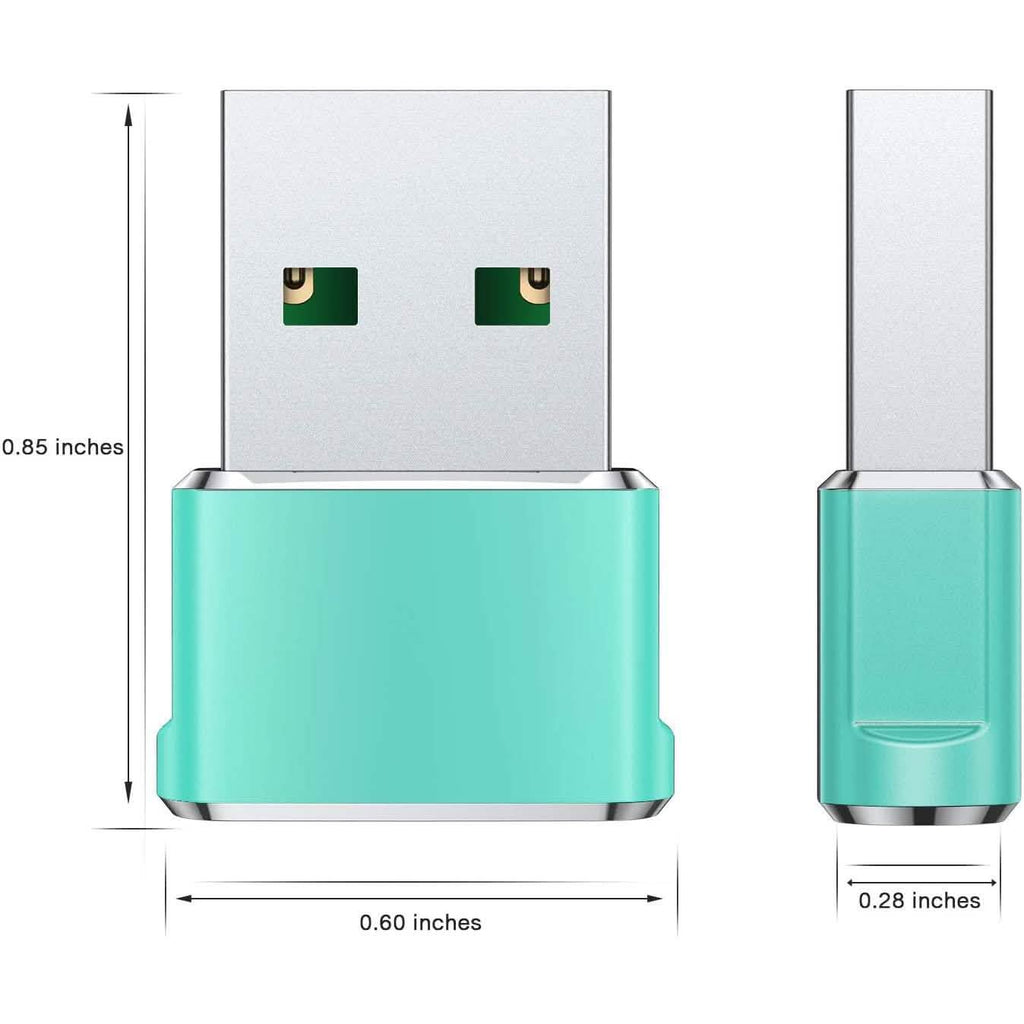 Lot de 2 adaptateurs USB-C Femelle vers USB Mâle