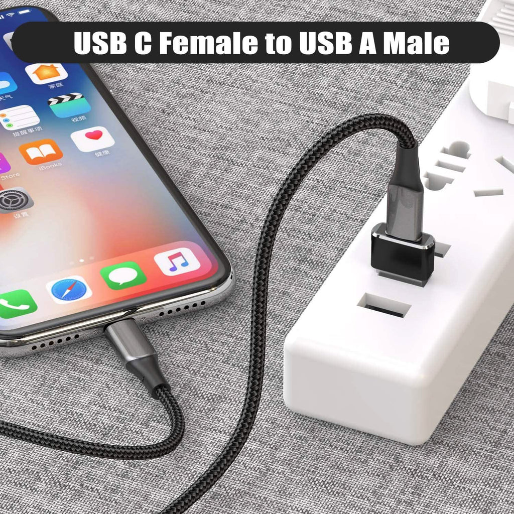 Lot de 2 adaptateurs USB-C Femelle vers USB Mâle
