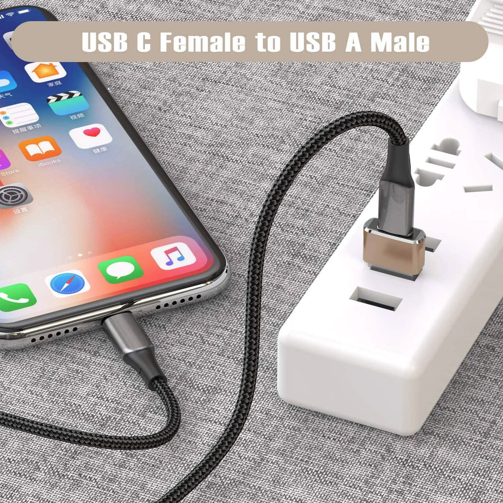 Lot de 2 adaptateurs USB-C Femelle vers USB Mâle
