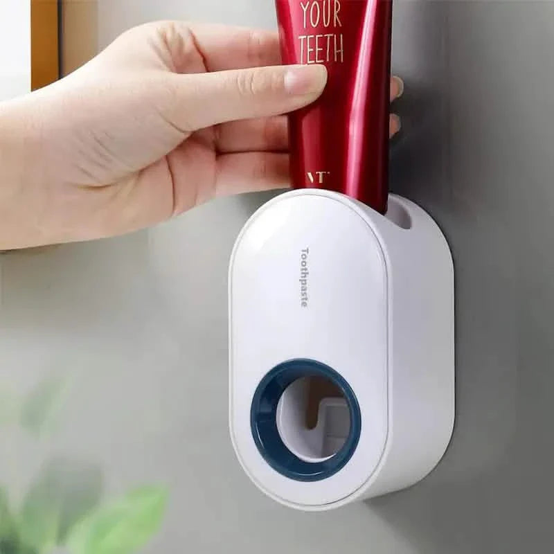 Lot de 2 : Distributeur automatique de dentifrice mural