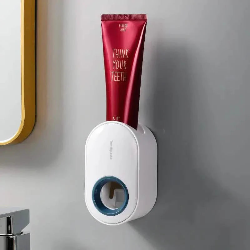 Lot de 2 : Distributeur automatique de dentifrice mural