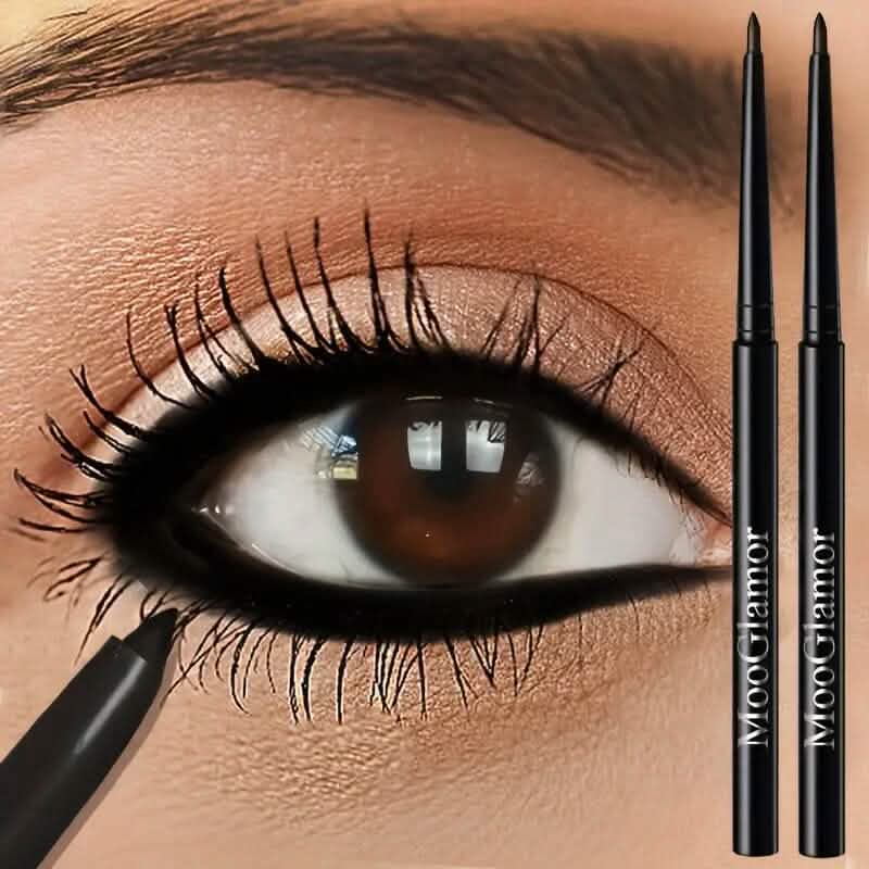 Lot de 2 : Crayon eyeliner waterproof longue tenue pour débutants