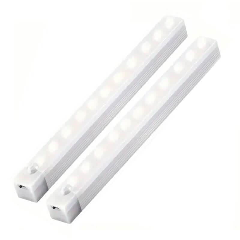 Lot de 2 : Ruban lumineux LED 12 po avec détecteur de mouvement sans fil