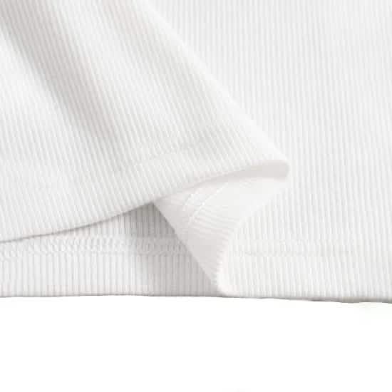 Lot de 2 : Débardeur court en maille pour femme